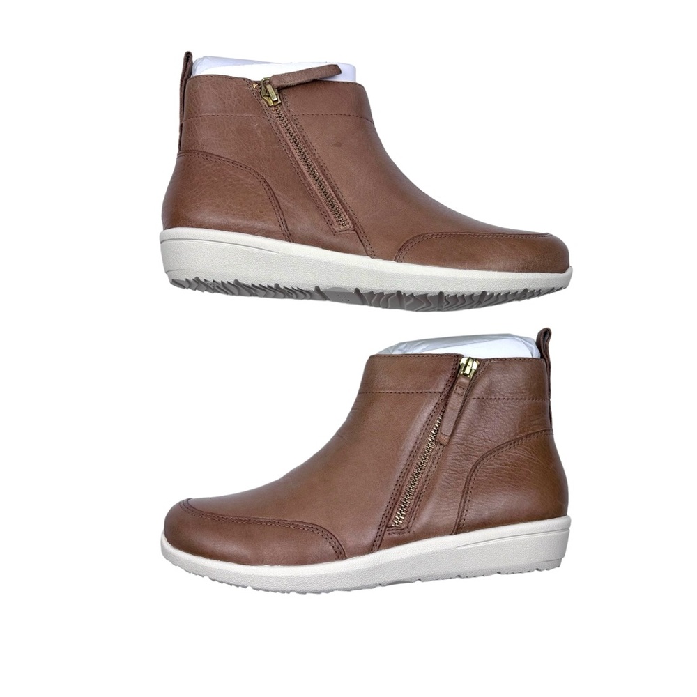 NWT Vionic Magnolia Lois Full Grain Chukka Bootie 6 WIDE - Picture 3 of 13
